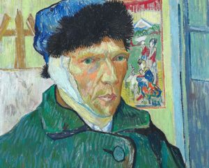 Vincent VanGogh Self Portrait with bandaged ear