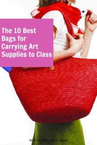the ten best bags for carrying art supplies to class