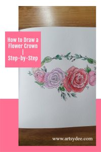 How to Draw a Flower Crown