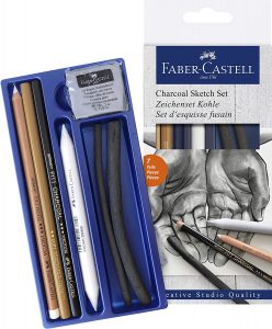 faber castell drawing charcoal kit