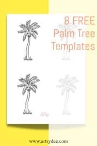 8 free palm tree templates pinterest pin