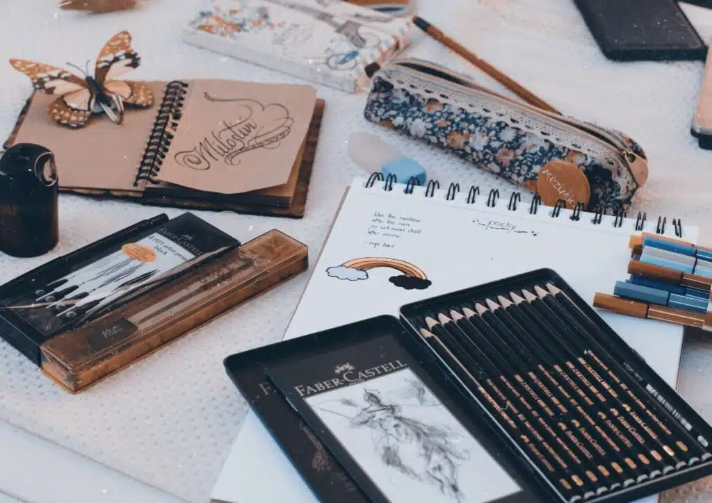 materiales de dibujo