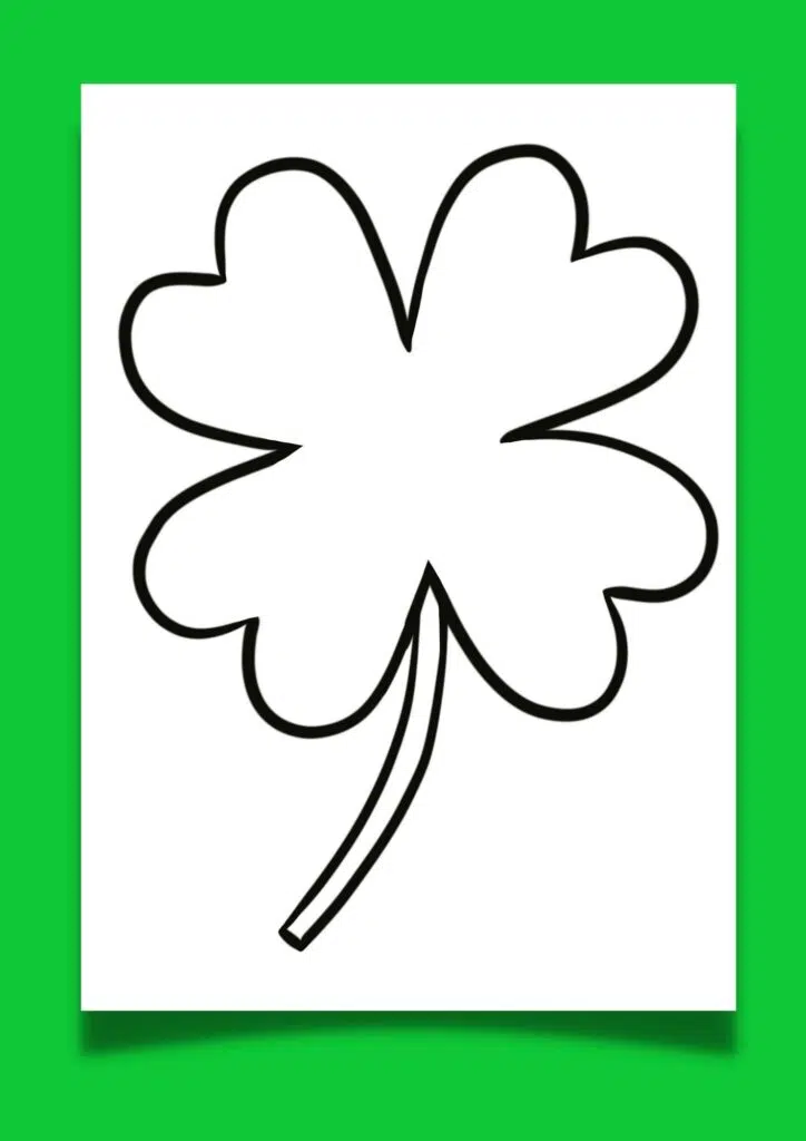 7 free shamrock template printables artsydee drawing painting craft creativity