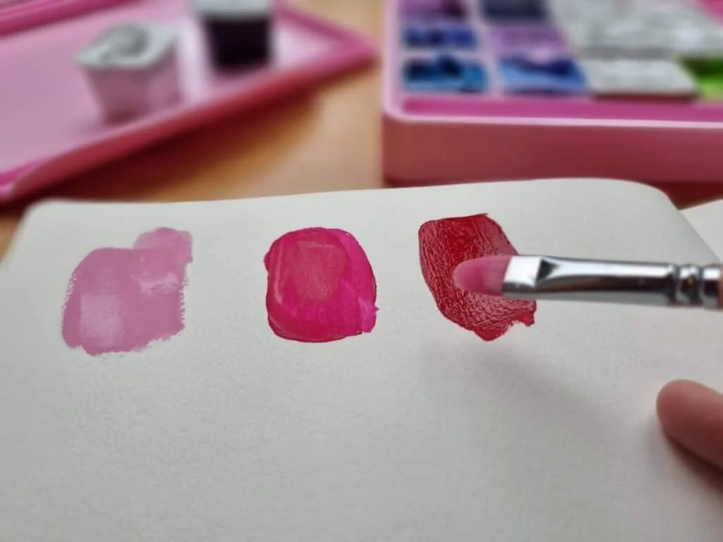 painting with himi gouache paint