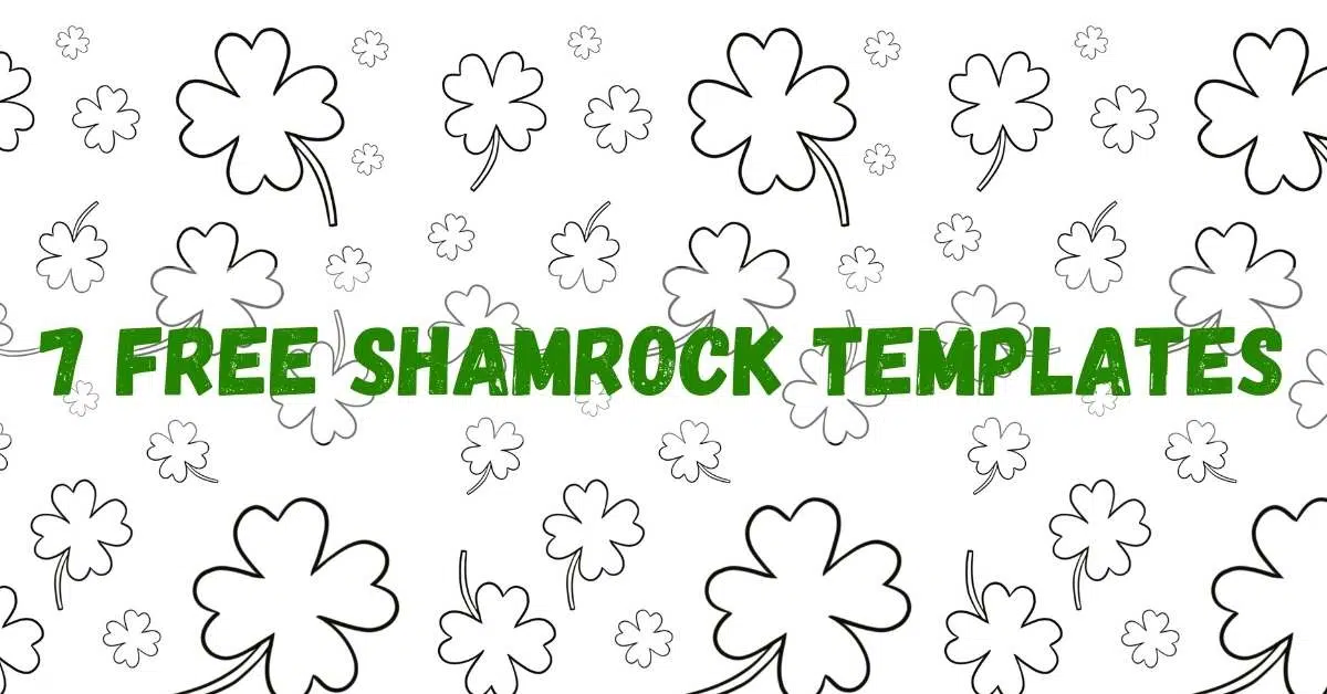 7 FREE Shamrock Templates