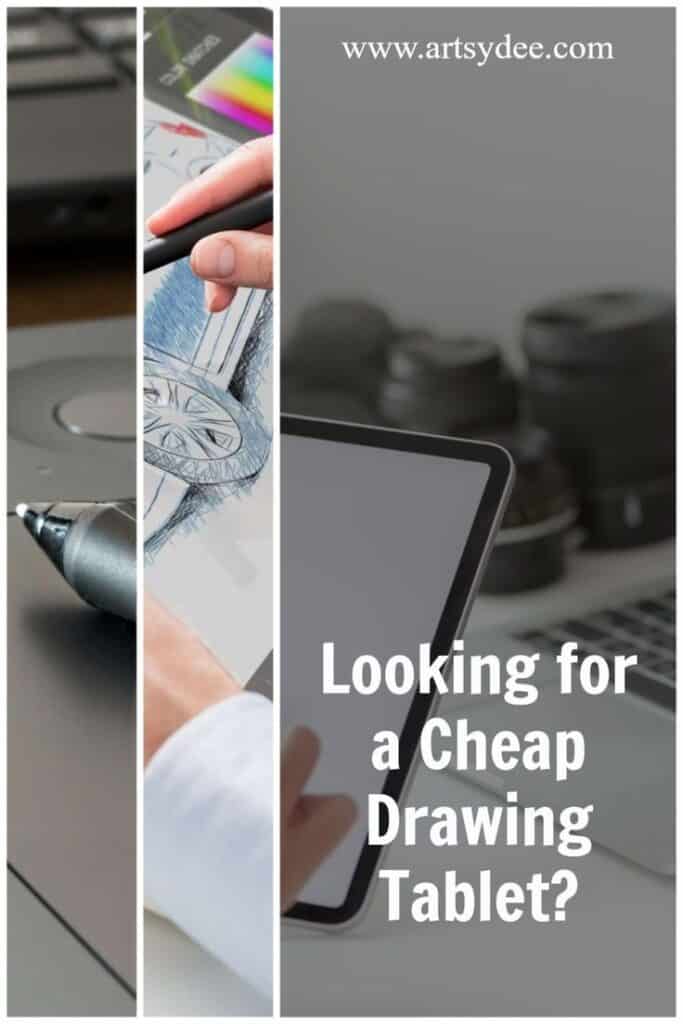 cheap drawing tablet with screen pin