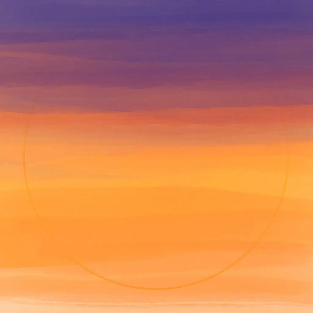 how to draw a sunset in a Perfect Circle on Procreate